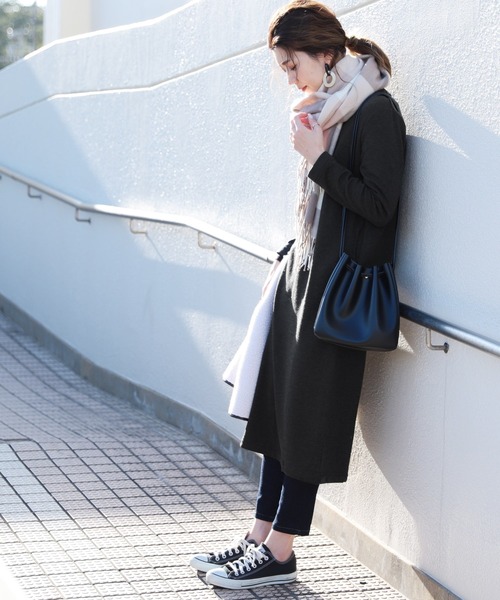 reca（レカ）の「スウェットロング丈ワンピース（ワンピース・レディース・ブラック/ネイビー/ダークグレー/ボルドー/オレンジ/ブルー系その他/ライトグレー/ホワイト系その他・M/L）」の16枚目の写真