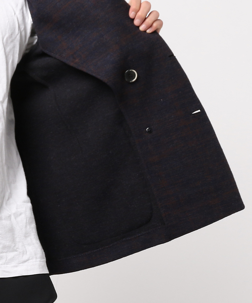 BARENA（バレナ）の「BARENA ウールシャドーチェックダブルジャケット