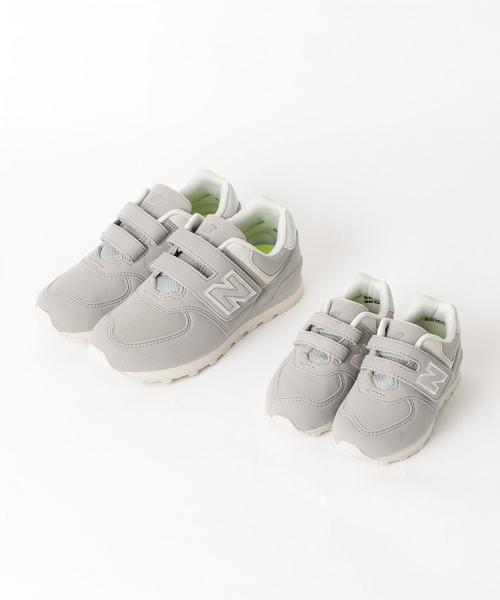 NEW BALANCE（ニューバランス）の「別注 NEW BALANCE(ニューバランス) ML574 14cm-22.5cm（スニーカー・キッズ・グレー・22.5cm/15cm/14cm/15.5cm/17cm/16.5cm/14.5cm/22cm/21.5cm/19cm/19.5cm/18.5cm/16cm/20.5cm/21cm/20cm/18cm/17.5cm）」の5枚目の写真