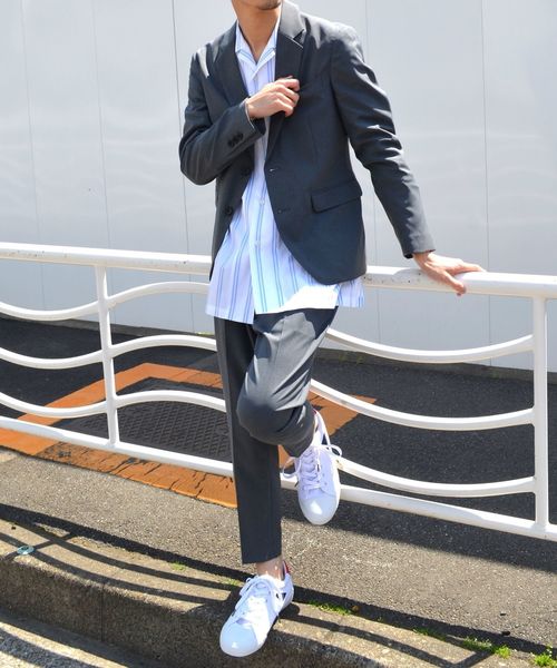 SHIPS（シップス）の「SU: VERTICAL イージーパンツ（その他パンツ・メンズ・チャコールグレー/ネイビー・MEDIUM/LARGE/X-LARGE/SMALL）」の3枚目の写真