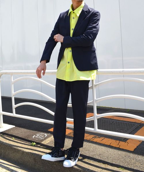 SHIPS（シップス）の「SU: VERTICAL イージーパンツ（その他パンツ・メンズ・チャコールグレー/ネイビー・MEDIUM/LARGE/X-LARGE/SMALL）」の4枚目の写真