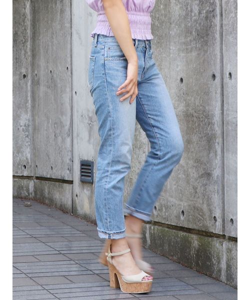 dazzlin(ダズリン)の「ORGINAL BOYS DENIM(デニムパンツ・レディース・ブルー/ライトブルー・23inch/24inch/25inch/26inch)」の2枚目の写真