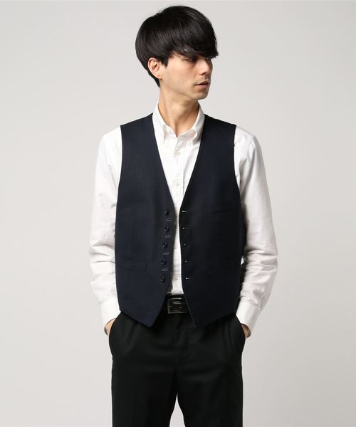 THE SUIT COMPANY（ザ・スーツカンパニー）の「＜FORMAL＞『CERIMONIA』リバーシブルジレ（ベスト・メンズ・ネイビー・M/LL/3L/SS/S/L）」の6枚目の写真