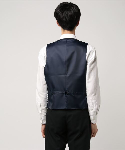 THE SUIT COMPANY（ザ・スーツカンパニー）の「＜FORMAL＞『CERIMONIA』リバーシブルジレ（ベスト・メンズ・ネイビー・M/LL/3L/SS/S/L）」の3枚目の写真
