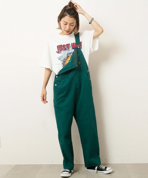 DOUBLE NAME（ダブルネーム）の「カツラギオーバーオール（サロペット/オーバーオール・レディース・ブラック/ベージュ/グリーン/キナリ・FREE）」の7枚目の写真