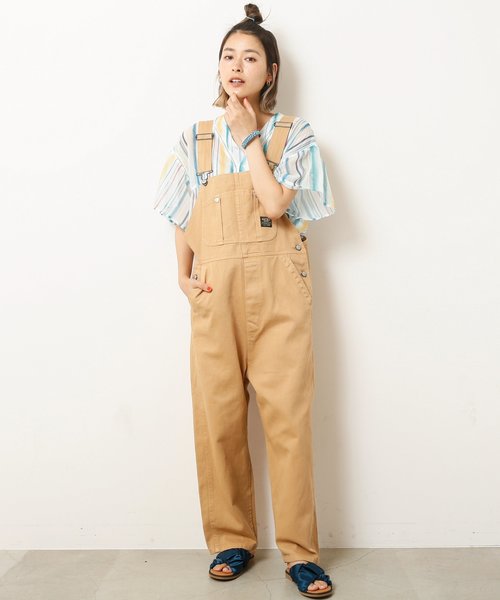 DOUBLE NAME（ダブルネーム）の「カツラギオーバーオール（サロペット/オーバーオール・レディース・ブラック/ベージュ/グリーン/キナリ・FREE）」の9枚目の写真