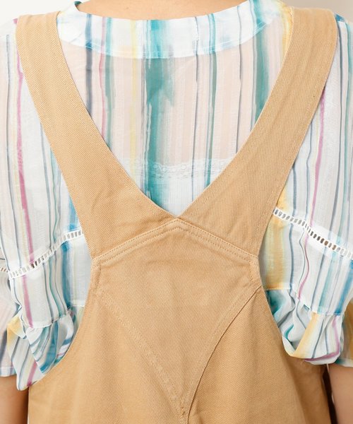 DOUBLE NAME（ダブルネーム）の「カツラギオーバーオール（サロペット/オーバーオール・レディース・ブラック/ベージュ/グリーン/キナリ・FREE）」の15枚目の写真