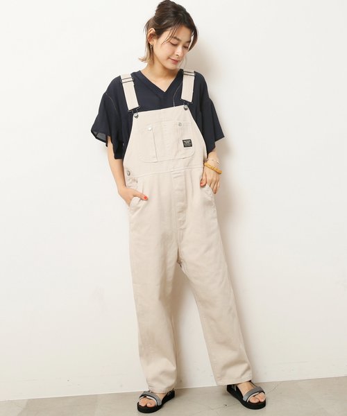 DOUBLE NAME（ダブルネーム）の「カツラギオーバーオール（サロペット/オーバーオール・レディース・ブラック/ベージュ/グリーン/キナリ・FREE）」の20枚目の写真