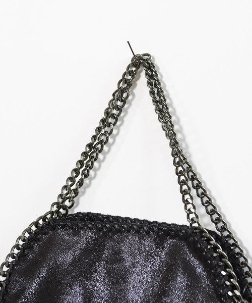 shopnikoniko（ショップニコニコ）の「2wayチェーンショルダーバッグ（ショルダーバッグ・レディース・ブラック/シルバー/チェック/シルバー系その他/ホワイト/パイソン/アイボリー・フリー）」の18枚目の写真