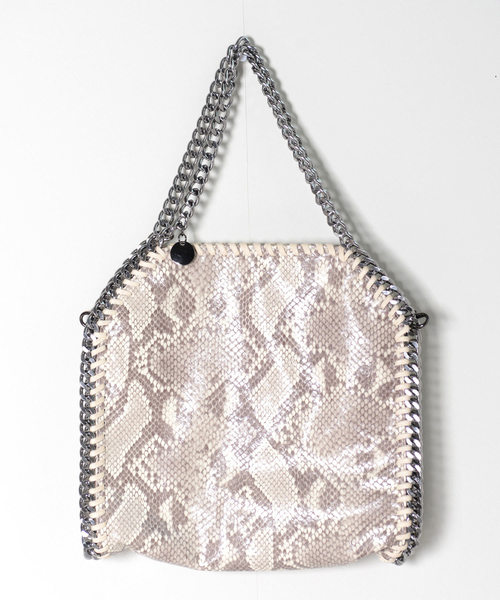shopnikoniko（ショップニコニコ）の「2wayチェーンショルダーバッグ（ショルダーバッグ・レディース・ブラック/シルバー/チェック/シルバー系その他/ホワイト/パイソン/アイボリー・フリー）」の8枚目の写真