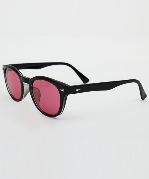 ８(eight)（エイト）の「ウェリントン サングラス 伊達メガネ 専用ケース付き（サングラス・メンズ・ライトグレー/ライトブラウン/レッド/マスタード/グレー系その他/ブラック系その他/ブラック系その他2・FREE）」の7枚目の写真