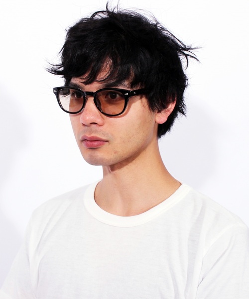 ８(eight)（エイト）の「ウェリントン サングラス 伊達メガネ 専用ケース付き（サングラス・メンズ・ライトグレー/ライトブラウン/レッド/マスタード/グレー系その他/ブラック系その他/ブラック系その他2・FREE）」の11枚目の写真