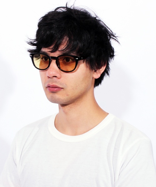 ８(eight)（エイト）の「ウェリントン サングラス 伊達メガネ 専用ケース付き（サングラス・メンズ・ライトグレー/ライトブラウン/レッド/マスタード/グレー系その他/ブラック系その他/ブラック系その他2・FREE）」の12枚目の写真