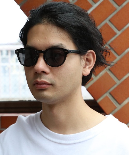 ８(eight)（エイト）の「ウェリントン サングラス 伊達メガネ 専用ケース付き（サングラス・メンズ・ライトグレー/ライトブラウン/レッド/マスタード/グレー系その他/ブラック系その他/ブラック系その他2・FREE）」の15枚目の写真