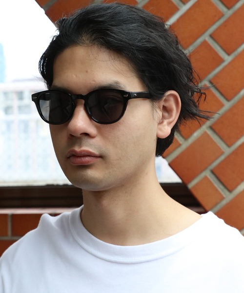 ８(eight)（エイト）の「ウェリントン サングラス 伊達メガネ 専用ケース付き（サングラス・メンズ・ライトグレー/ライトブラウン/レッド/マスタード/グレー系その他/ブラック系その他/ブラック系その他2・FREE）」の14枚目の写真