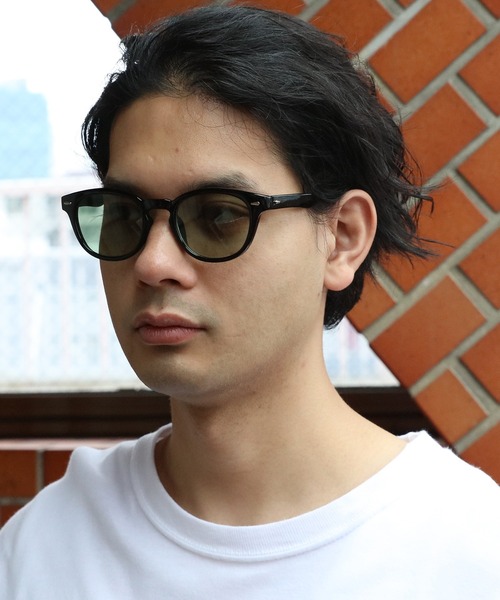 ８(eight)（エイト）の「ウェリントン サングラス 伊達メガネ 専用ケース付き（サングラス・メンズ・ライトグレー/ライトブラウン/レッド/マスタード/グレー系その他/ブラック系その他/ブラック系その他2・FREE）」の16枚目の写真