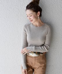 SHIPS | ウールリブプルオーバー◆(ニット/セーター)