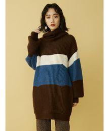 MURUA | オフタートルミニワンピース(ワンピース)