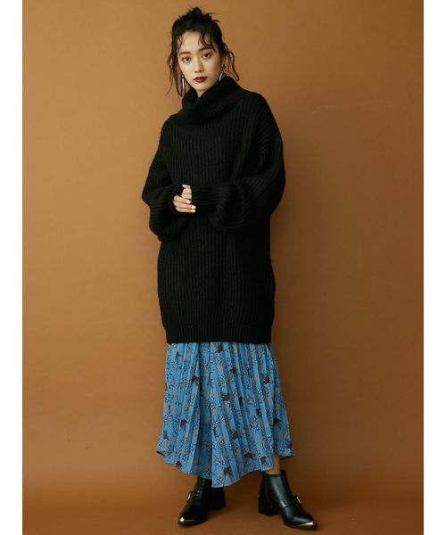 MURUA(ムルーア)の「オフタートルミニワンピース(ワンピース・レディース・ブラック/オレンジ/その他1・FREE)」の6枚目の写真