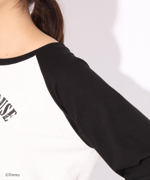 Heather（ヘザー）の「ディズニーキャラクターラグラン　809986（Tシャツ/カットソー・レディース・ブラック/グリーン/レッド・FREE）」の8枚目の写真