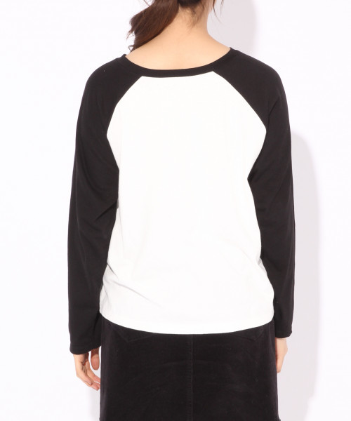 Heather（ヘザー）の「ディズニーキャラクターラグラン　809986（Tシャツ/カットソー・レディース・ブラック/グリーン/レッド・FREE）」の12枚目の写真