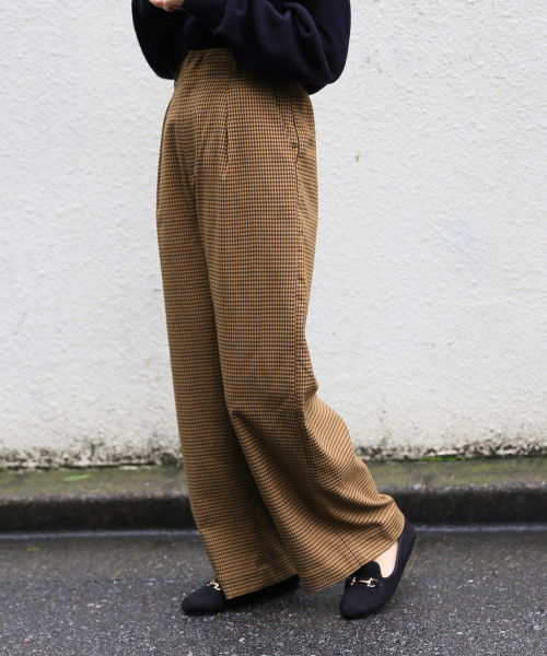 LOWRYS FARM（ローリーズファーム）の「ＴＲキモウワイドパンツ　811477（その他パンツ・レディース・ブラウン/グレー/グリーン/アイボリー/ブラック・SMALL/MEDIUM/LARGE）」の5枚目の写真