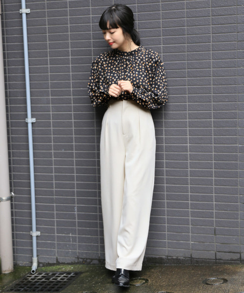 LOWRYS FARM（ローリーズファーム）の「ＴＲキモウワイドパンツ　811477（その他パンツ・レディース・ブラウン/グレー/グリーン/アイボリー/ブラック・SMALL/MEDIUM/LARGE）」の18枚目の写真