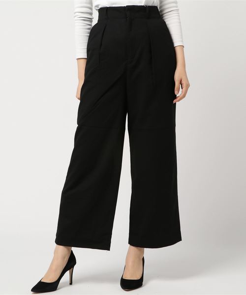 LOWRYS FARM（ローリーズファーム）の「ＴＲキモウワイドパンツ　811477（その他パンツ・レディース・ブラウン/グレー/グリーン/アイボリー/ブラック・SMALL/MEDIUM/LARGE）」の3枚目の写真