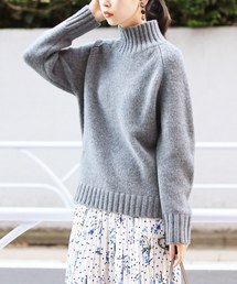 AQUAローゲージハイネックプルオーバー◆