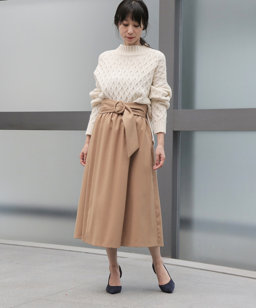 セール サッシュベルトフレアスカート スカート Tiara ティアラ のファッション通販 Zozotown