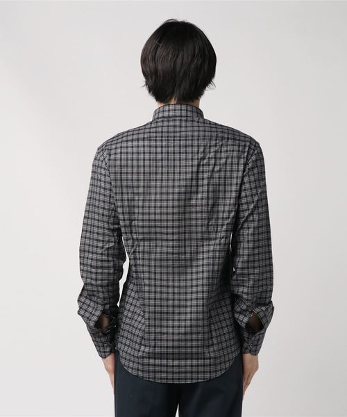 BARENA（バレナ）の「BARENA: チェック シャツ（シャツ/ブラウス・メンズ・ホワイト×ブラック・44/46/48）」の3枚目の写真