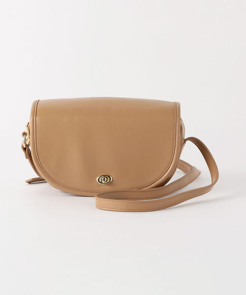 green label relaxing（グリーンレーベルリラクシング）の「FFC ハーフムーンポシェット ◆（ショルダーバッグ・レディース・ブラック/ベージュ/イエロー・FREE）」の5枚目の写真