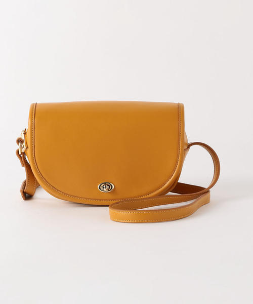 green label relaxing（グリーンレーベルリラクシング）の「FFC ハーフムーンポシェット ◆（ショルダーバッグ・レディース・ブラック/ベージュ/イエロー・FREE）」の6枚目の写真