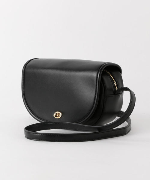 green label relaxing（グリーンレーベルリラクシング）の「FFC ハーフムーンポシェット ◆（ショルダーバッグ・レディース・ブラック/ベージュ/イエロー・FREE）」の7枚目の写真