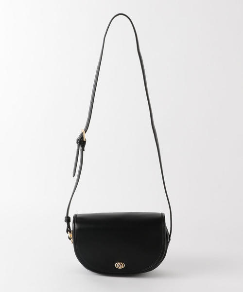 green label relaxing（グリーンレーベルリラクシング）の「FFC ハーフムーンポシェット ◆（ショルダーバッグ・レディース・ブラック/ベージュ/イエロー・FREE）」の9枚目の写真