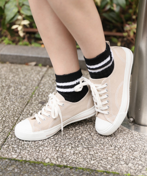 Heather(ヘザー)の「ローカットスニーカー 821933(スニーカー・レディース・ホワイト/ブラック/ベージュ/グレー/イエロー/ブラウン/ピンク/モカ/ピンク系その他/ホワイト系その他・S/M/L/LL)」の16枚目の写真