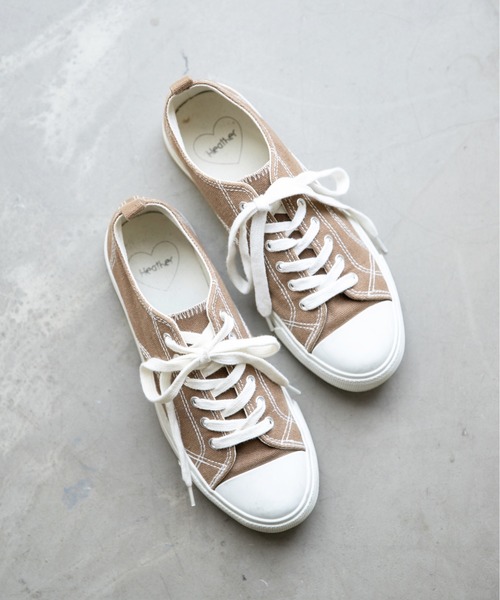 Heather(ヘザー)の「ローカットスニーカー 821933(スニーカー・レディース・ホワイト/ブラック/ベージュ/グレー/イエロー/ブラウン/ピンク/モカ/ピンク系その他/ホワイト系その他・S/M/L/LL)」の7枚目の写真