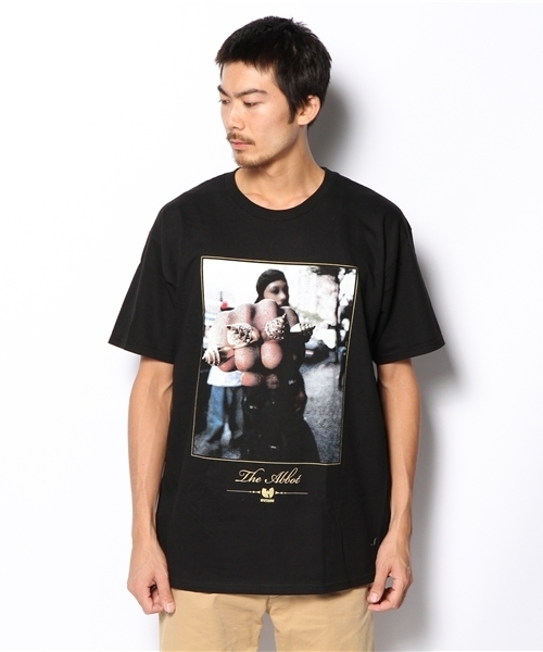 Manhattan Records(マンハッタン レコーズ)の「Rock Smith / The Abbot Tee(Tシャツ/カットソー・メンズ・ホワイト/ブラック・LARGE/X-LARGE/MEDIUM/SMALL)」の3枚目の写真