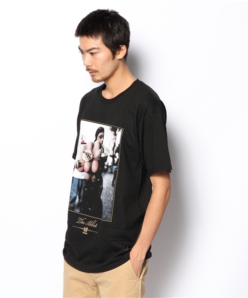 Manhattan Records(マンハッタン レコーズ)の「Rock Smith / The Abbot Tee(Tシャツ/カットソー・メンズ・ホワイト/ブラック・LARGE/X-LARGE/MEDIUM/SMALL)」の4枚目の写真