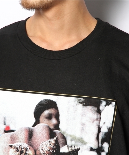 Manhattan Records(マンハッタン レコーズ)の「Rock Smith / The Abbot Tee(Tシャツ/カットソー・メンズ・ホワイト/ブラック・LARGE/X-LARGE/MEDIUM/SMALL)」の6枚目の写真