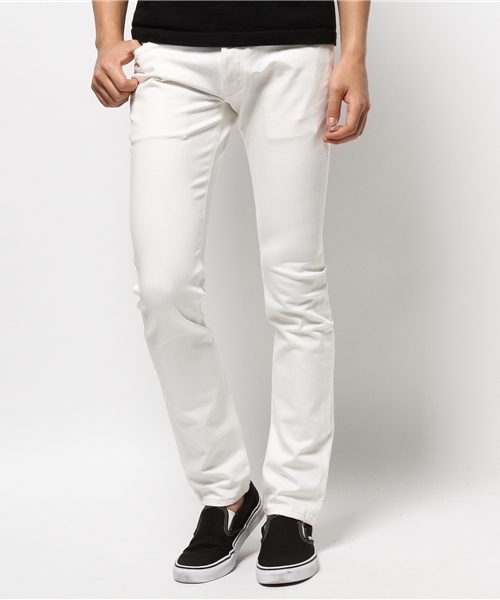 lideal(リデアル)の「lideal 『PRISM』デニム(デニムパンツ・メンズ・ホワイト/ダークブルー/ブラック・29/30/28/31/32)」の1枚目の写真