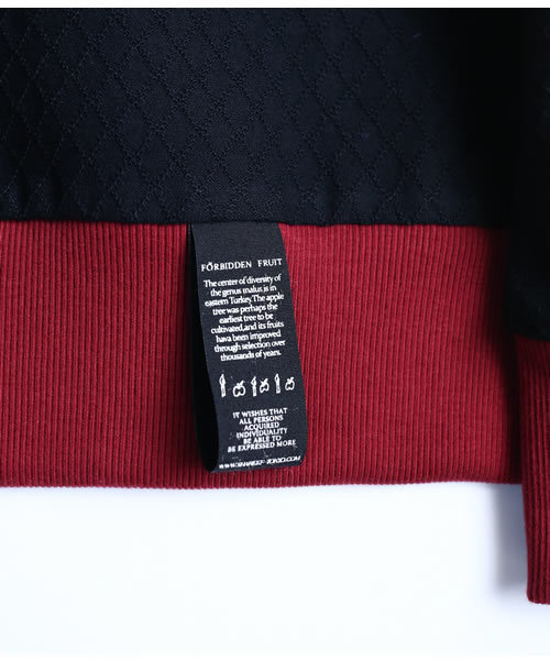 SHAREEF(シャリーフ)の「BORDER JQ DOLMAN L/S ◆(Tシャツ/カットソー・メンズ・ホワイト×ブラック/グリーン系その他/レッド系その他・1/2)」の10枚目の写真