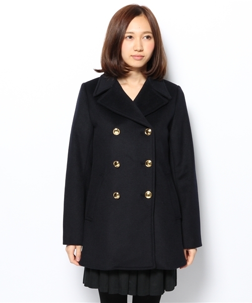 Khaju（カージュ）の「Khaju:ゴールドボタンダブルコート
