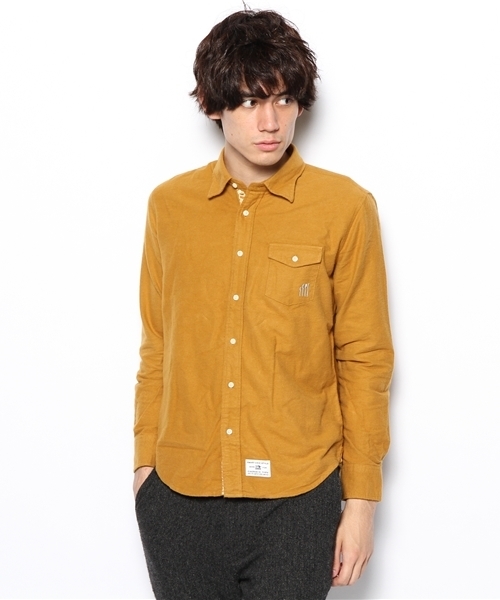 CIAOPANIC TYPY（チャオパニックティピー）の「起毛フランネルシャツ（シャツ/ブラウス・メンズ・オレンジ/ブルー/ホワイト/ブラック/その他20/その他17/アイボリー/マスタード/グレー/ネイビー・MEDIUM/SMALL/LARGE）」の12枚目の写真