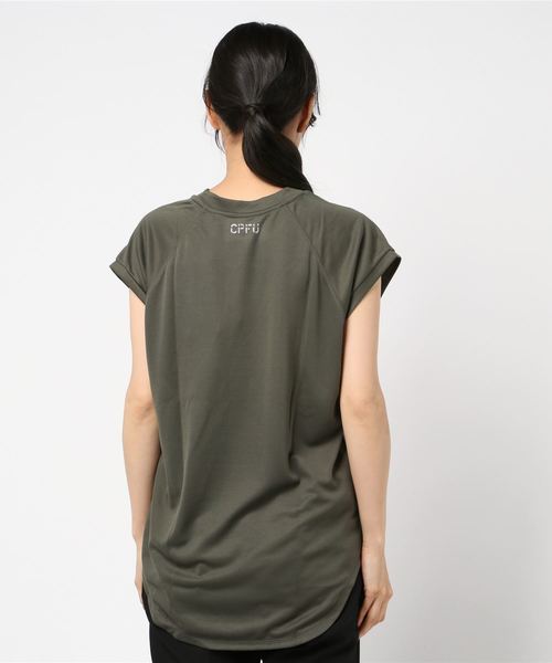 Champion(チャンピオン)の「【Champion/チャンピオン】レディース CPFU Tシャツ(Tシャツ/カットソー・レディース・レッド系その他6/ライトグレー/ダークブルー/グレー/オリーブ・LARGE/MEDIUM)」の7枚目の写真