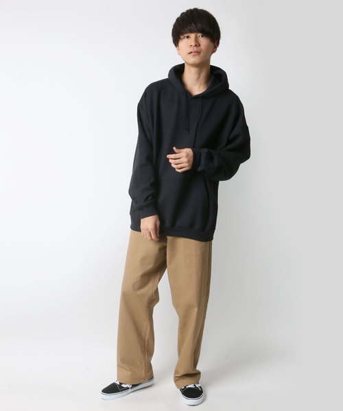 GILDAN（ギルダン）の「GILDAN/ギルダン ビッグシルエットUSAフィットプルオーバーパーカー/フーディー（パーカー・メンズ・ネイビー/ブルー/ワイン/レッド/ホワイト/グレー/オリーブ/ブラック・XL/L/M）」の15枚目の写真