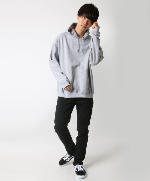 GILDAN（ギルダン）の「GILDAN/ギルダン ビッグシルエットUSAフィットプルオーバーパーカー/フーディー（パーカー・メンズ・ネイビー/ブルー/ワイン/レッド/ホワイト/グレー/オリーブ/ブラック・XL/L/M）」の16枚目の写真