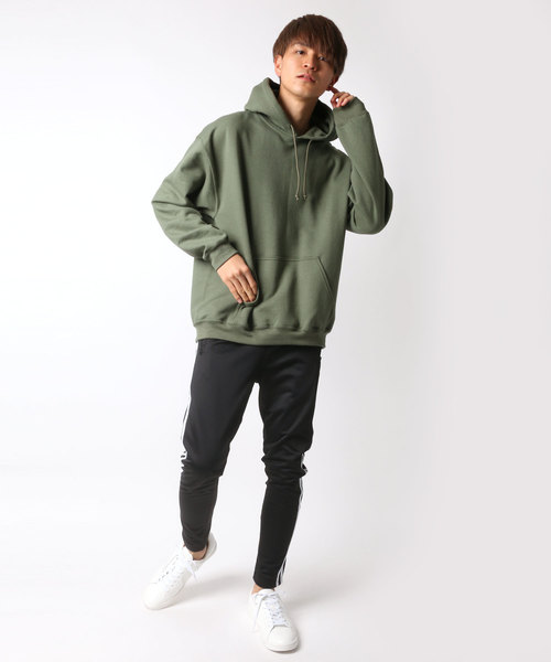 GILDAN（ギルダン）の「GILDAN/ギルダン ビッグシルエットUSAフィットプルオーバーパーカー/フーディー（パーカー・メンズ・ネイビー/ブルー/ワイン/レッド/ホワイト/グレー/オリーブ/ブラック・XL/L/M）」の17枚目の写真