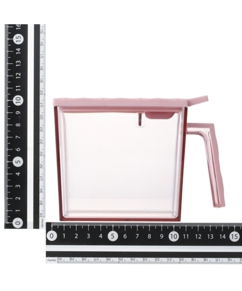 Francfranc（フランフラン）の「クッキングコンテナ クロス L ピンク（キッチン収納・レディース・マルチ・FREE）」の2枚目の写真