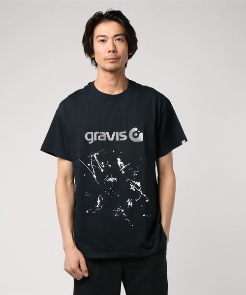 gravis グラビス Super Heavy Splash LOGO SST GR19SS-MT08 BLACK（T